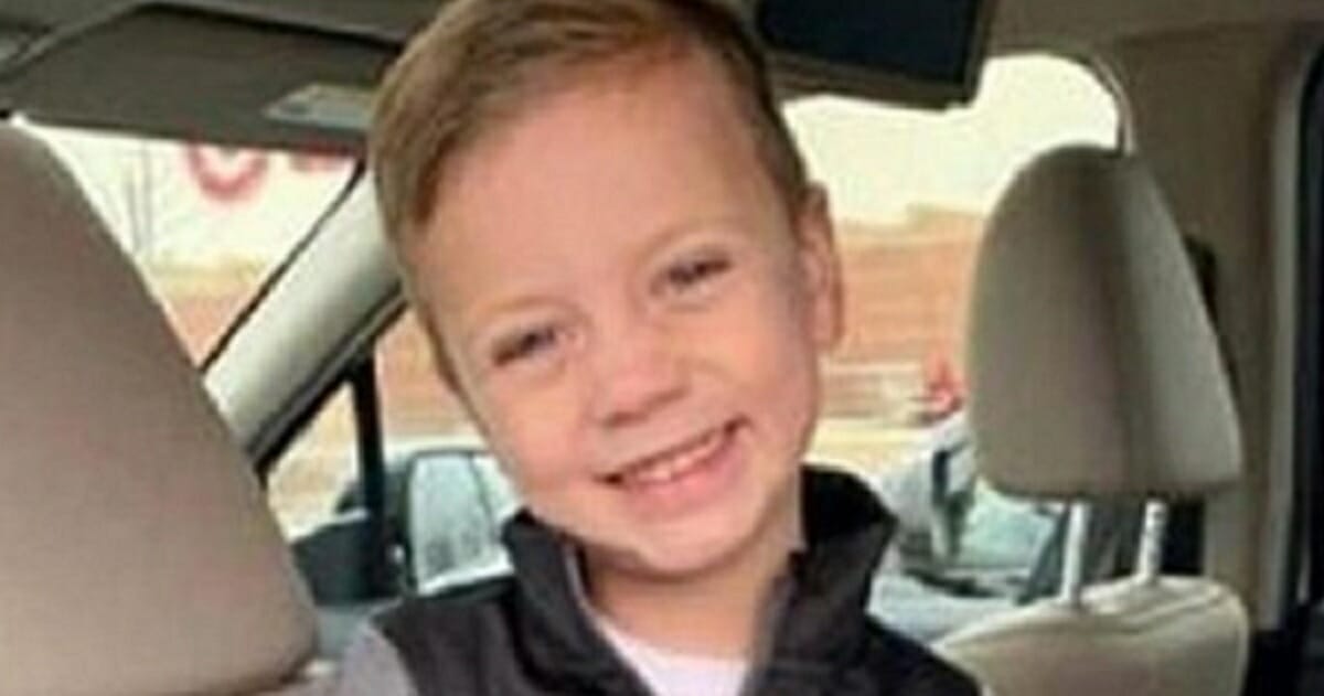 Landen Hoffman, the 5-year-old who was thrown from a third floor balcony in a criminal attack on April 12 at the Mall of America in Minnesota.