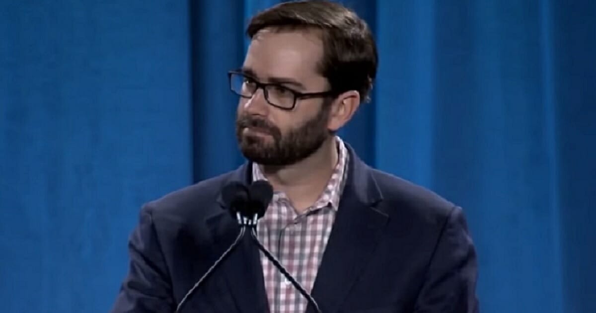 Conservative author and commnentator Matt Walsh speaks at Colorado Christian University's Western Conservative Summit in June.