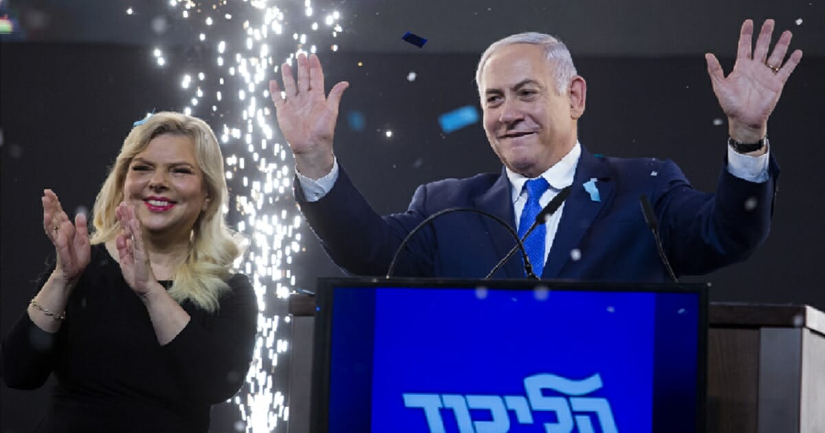 Israeli Prime Minister Benjamin Netanyahu and his wife, Sara.