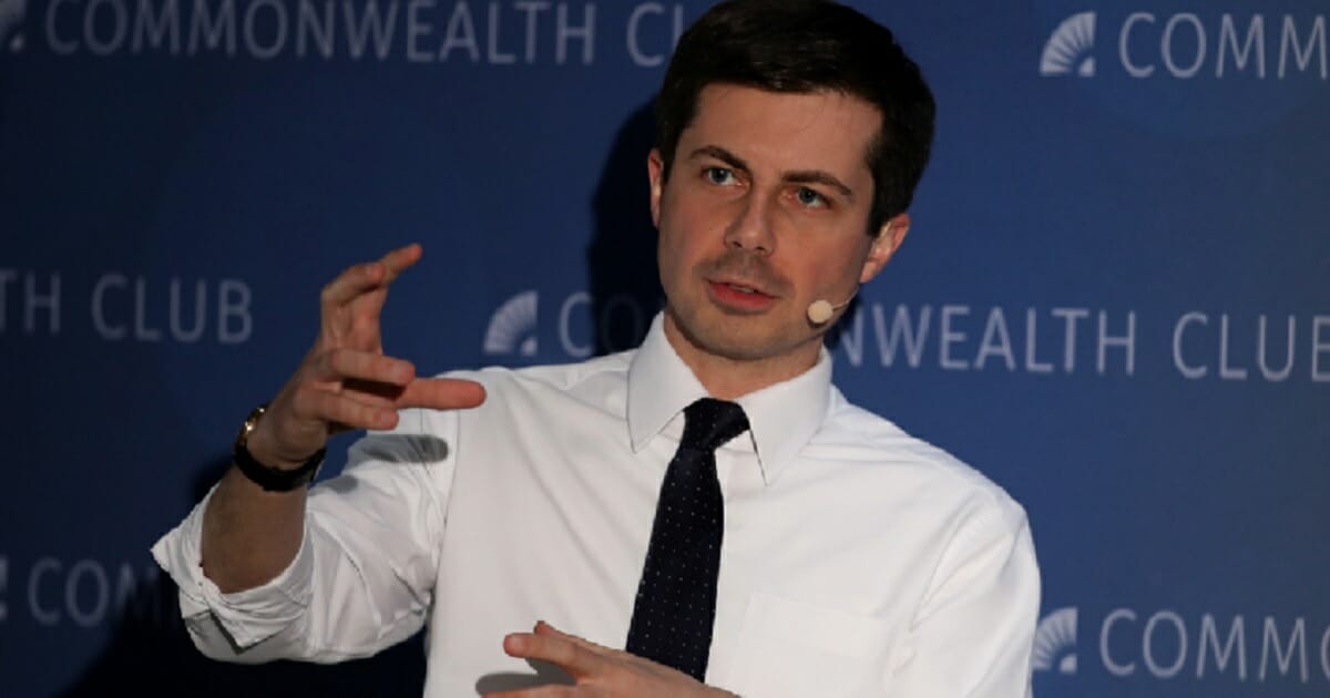 South Bend, Indiana, Mayor Peter Buttigieg pictured in a file photo from March.