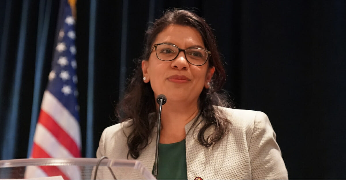 U.S. Rep. Rashida Tlaib pictured in a file photo from January.