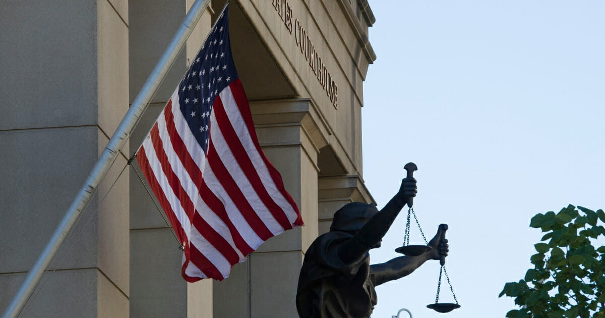 The Albert V. Bryan United States Courthouse in Alexandria, Va.