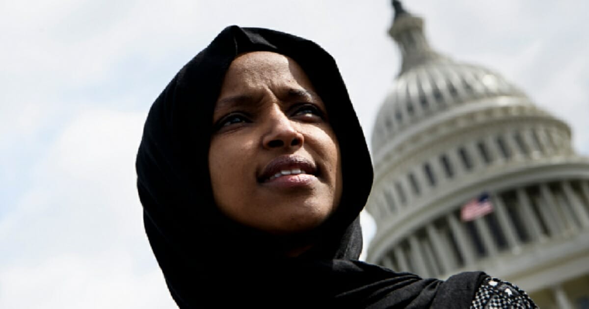 Rep. Ilhan Omar in a file photo from March.
