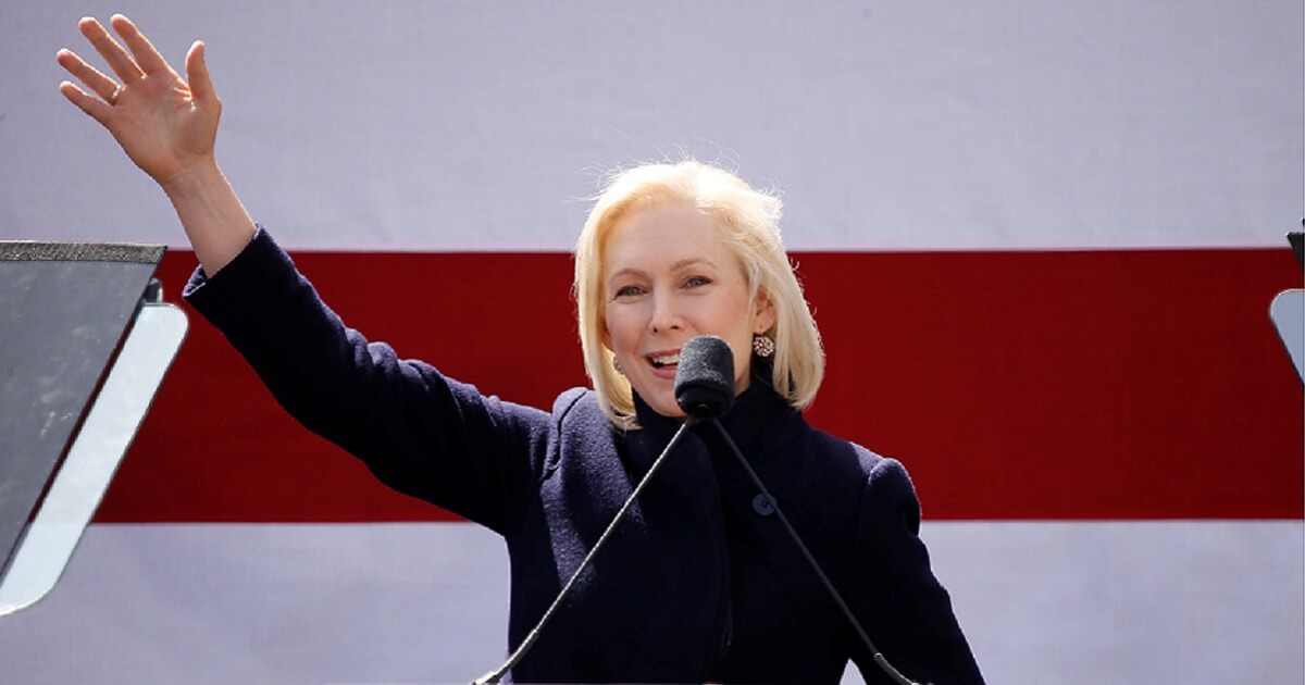 New York Sen. Kirsten Gillibrand during a March 24 rally kicking off her 2020 presidential campaign.