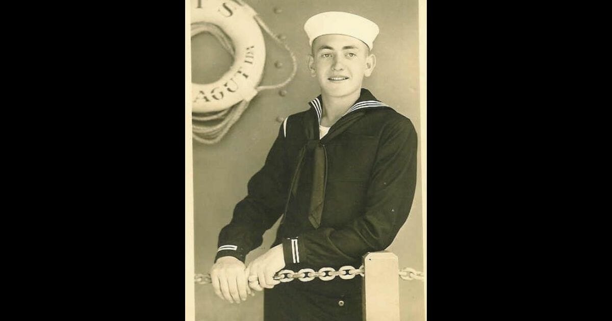 A young man in the Navy