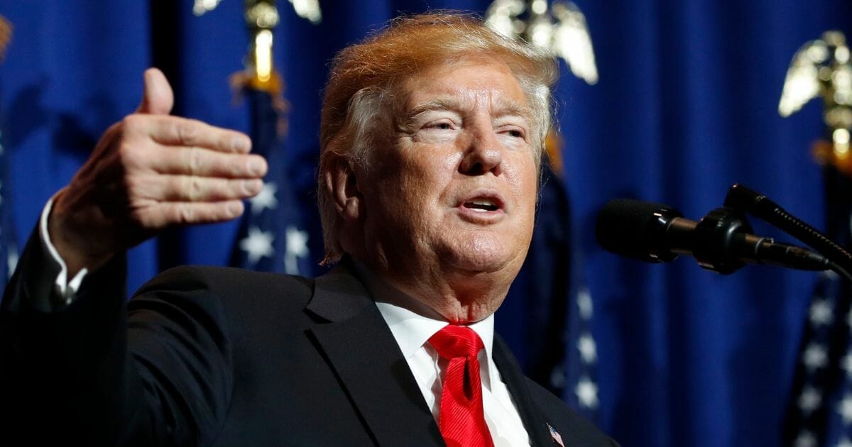 President Donald Trump speaks at the National Association of REALTORS Legislative Meetings and Trade Expo, on Friday, May 17, 2019, in Washington, D.C.
