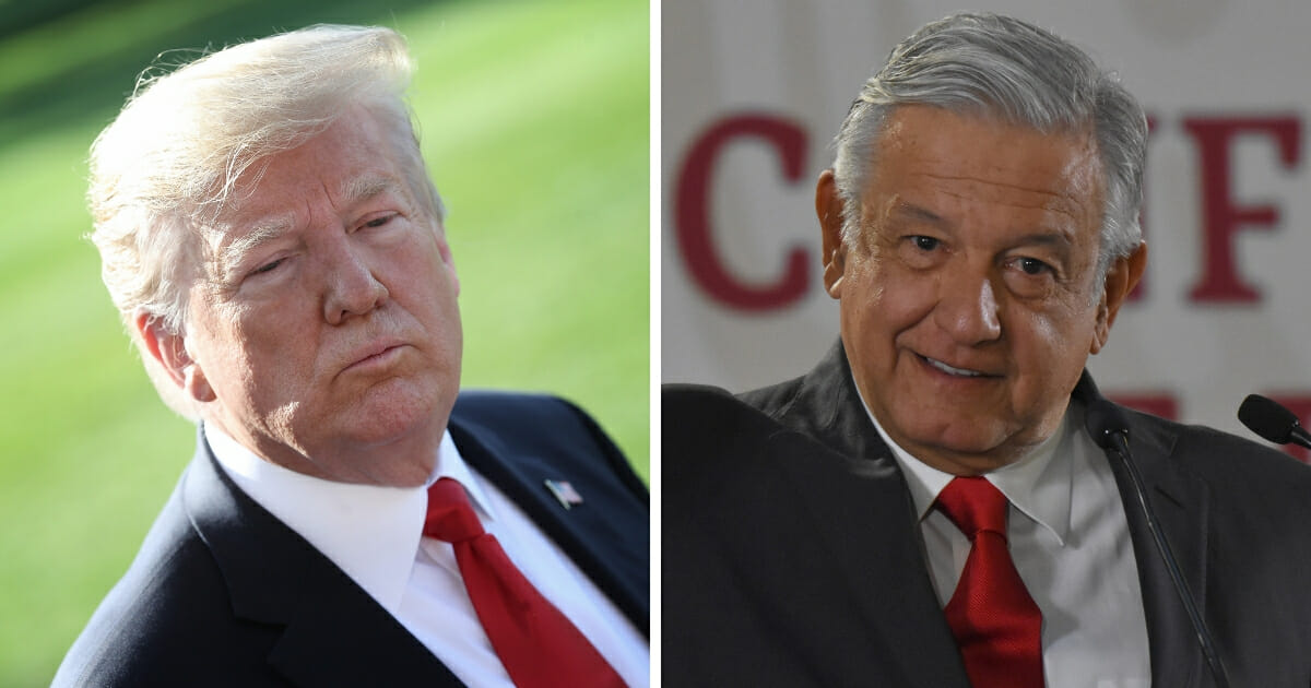 Hours after President Donald Trump, left, announced a 5 percent blanket tariff on all Mexican imports, Mexican President Andrés Manuel López Obrador, right, wrote a letter to Trump expressing his displeasure.
