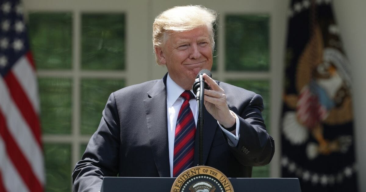 President Donald Trump speaks about modernizing the immigration system in the Rose Garden of the White House, Thursday, May 16, 2019, in Washington.