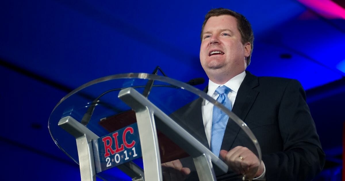 Erick Erickson of RedState.com addresses the Republican Leadership Conference on June 16, 2011, at the Hilton Riverside New Orleans in New Orleans, Louisiana.