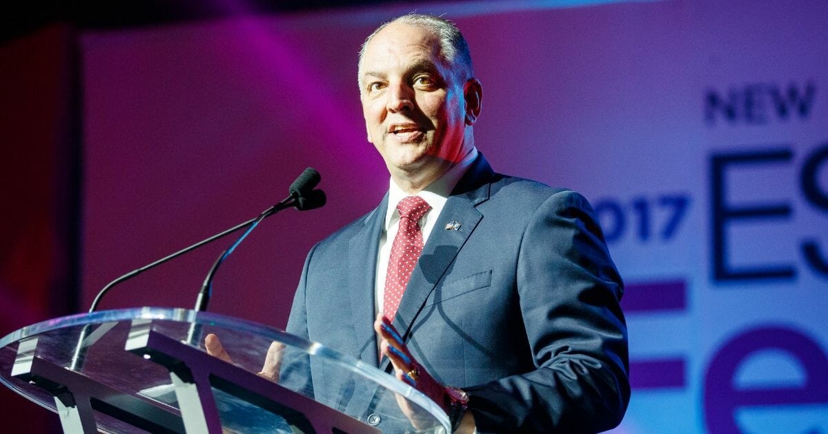 Louisiana Governor John Bel Edwards speaks at the 2017 ESSENCE Festival on June 30, 2017, in New Orleans.
