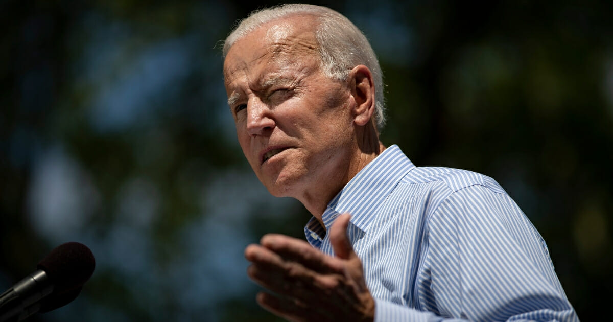 Former Vice President and Democrat presidential candidate Joe Biden speaks during a campaign kickoff rally, on May 18, 2019 in Philadelphia, Pennsylvania. (Drew Angerer / Getty Images)