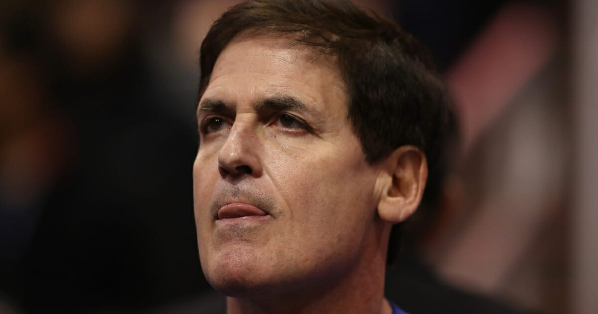Team owner Mark Cuban of the Dallas Mavericks during the NBA game against the Phoenix Suns at Talking Stick Resort Arena on Dec. 13, 2018 in Phoenix, Arizona. (Christian Petersen / Getty Images)