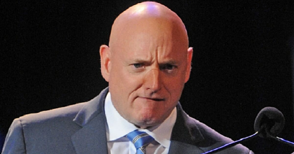 Former astronaugh Mark Kelly in a 2018 file photo.