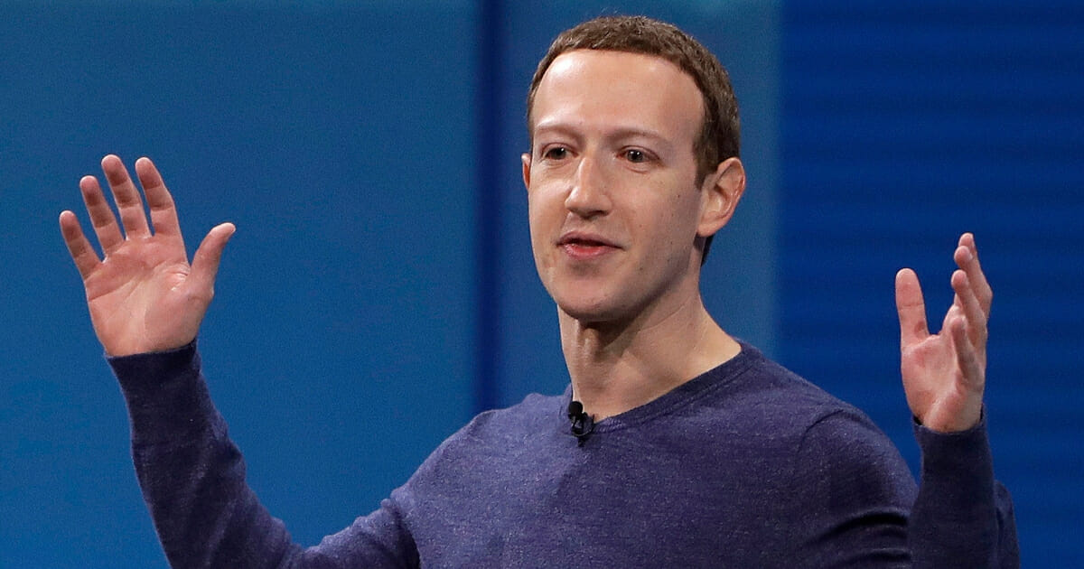 Facebook CEO Mark Zuckerberg makes the keynote address May 1, 2018, in San Jose, Calif.