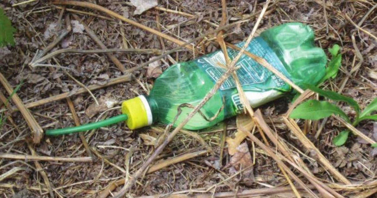 Meth lab soda bottle