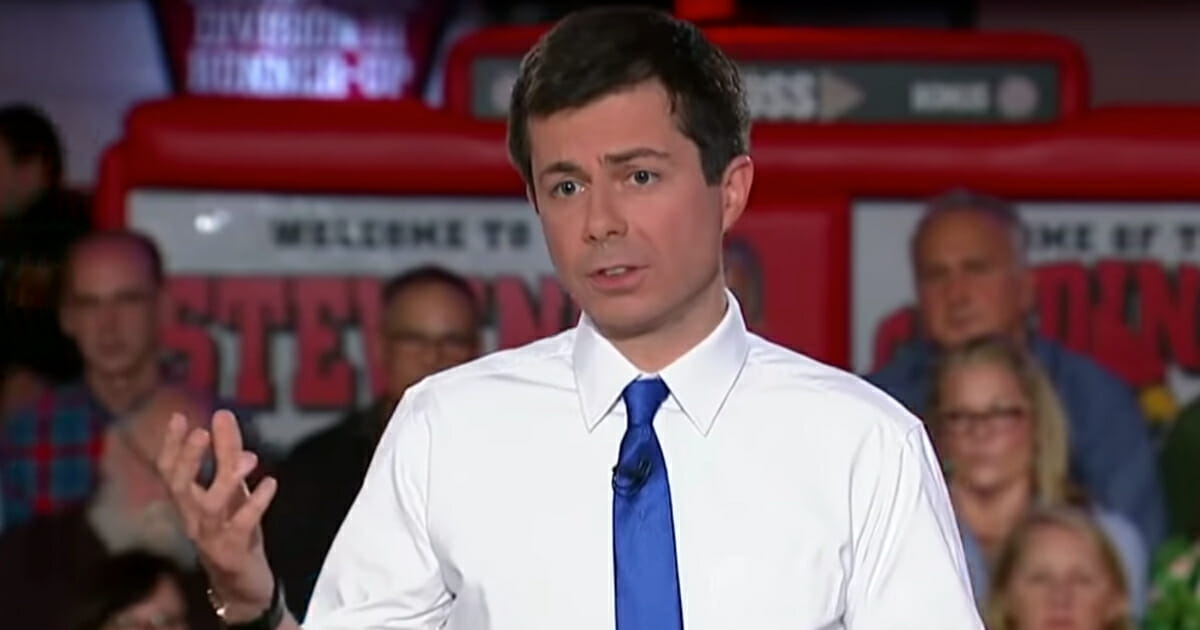 South Bend, Indiana, Mayor Pete Buttigieg, a 2020 Democratic presidential candidate, answers a question during a Fox News town hall.
