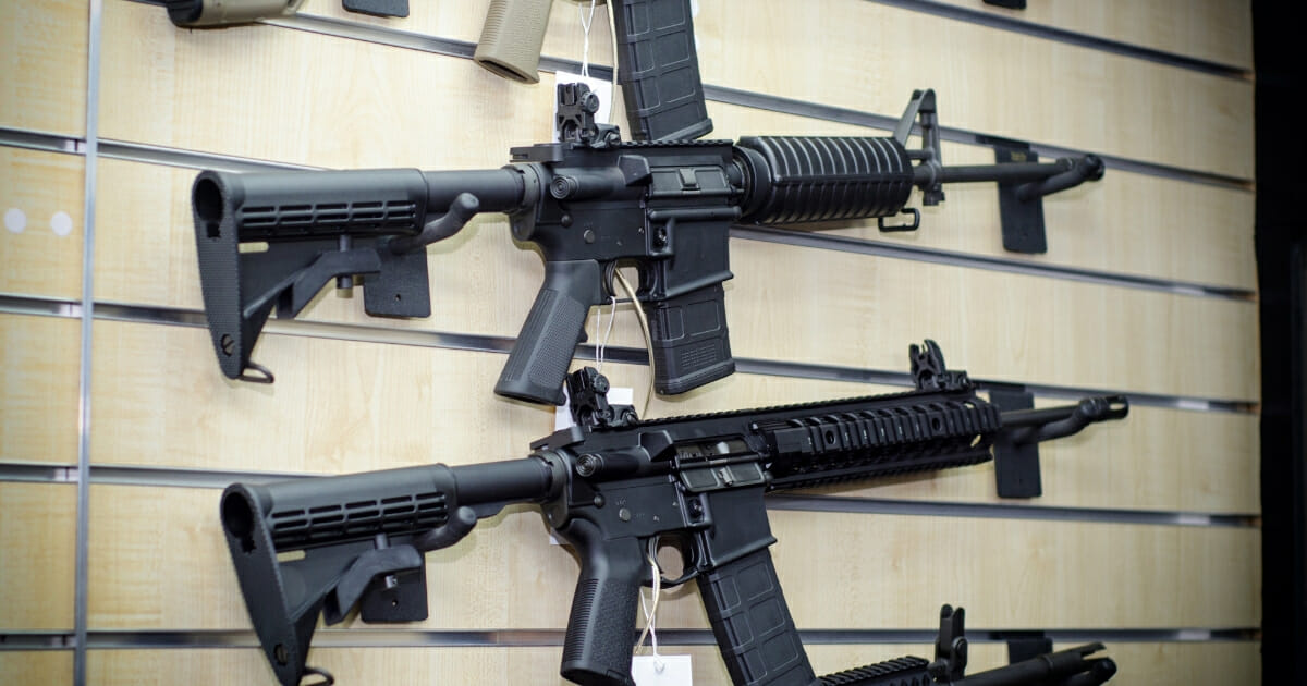 Salesforce's updated policy bars retailers who sell certain types of guns and gun parts, including some semi-automatic firearms and high-capacity magazines.