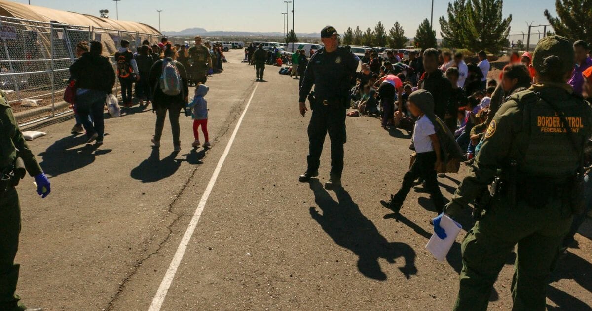 U.S. Border Patrol agents working in El Paso apprehend 1,036 illegal aliens. Agents took custody of the group members as they were attempting to illegally enter the U.S. in El Paso, Texas. May 29, 2019,