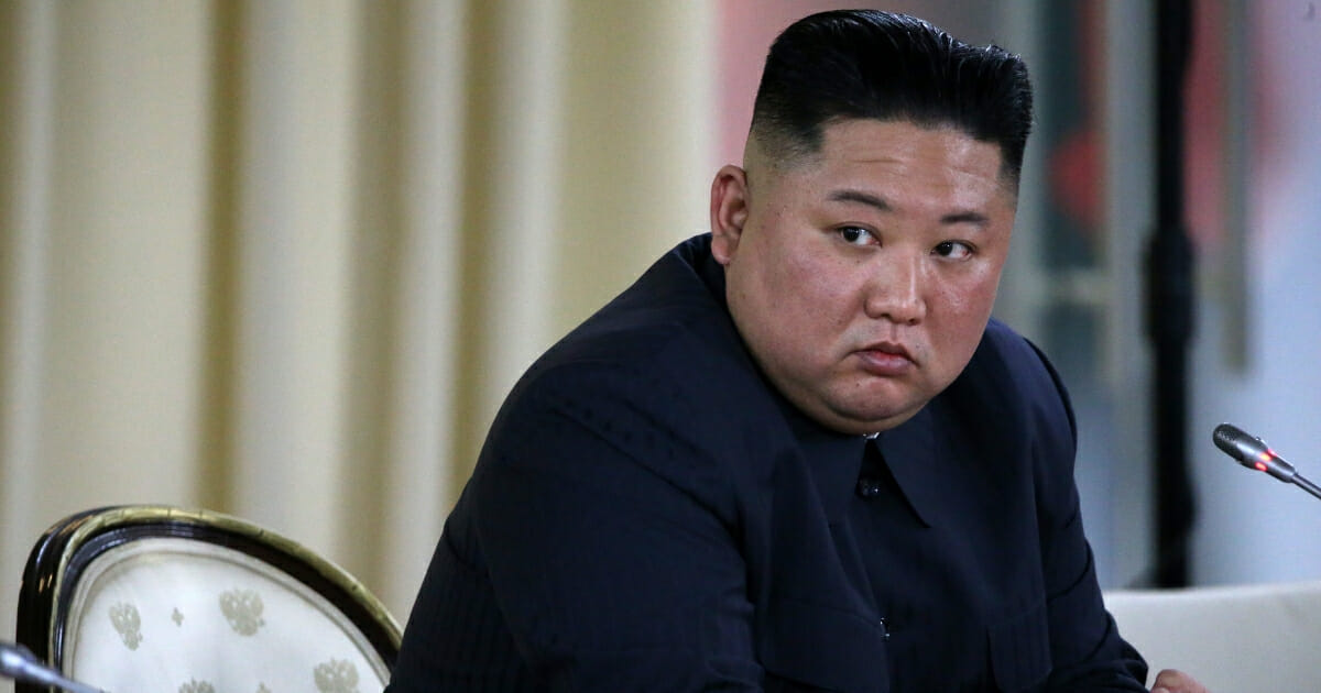 North Korean leader Kim Jong Un in an April 25 file photo.