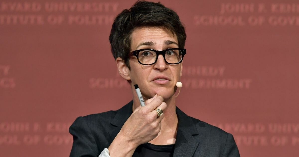 MSNBC host Rachel Maddow in a file photo from 2017.