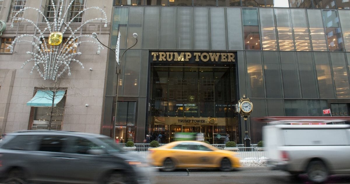 New York City's Trump Tower in a January 2018 file photo.