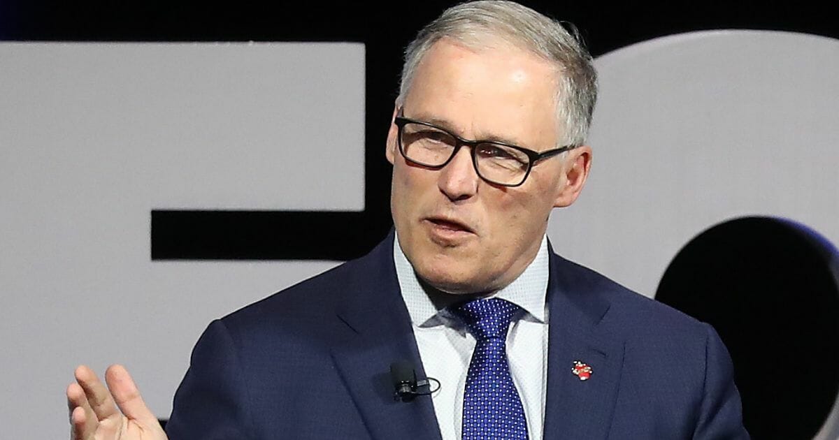 Jay Inslee at April conference in Washington, D.C.