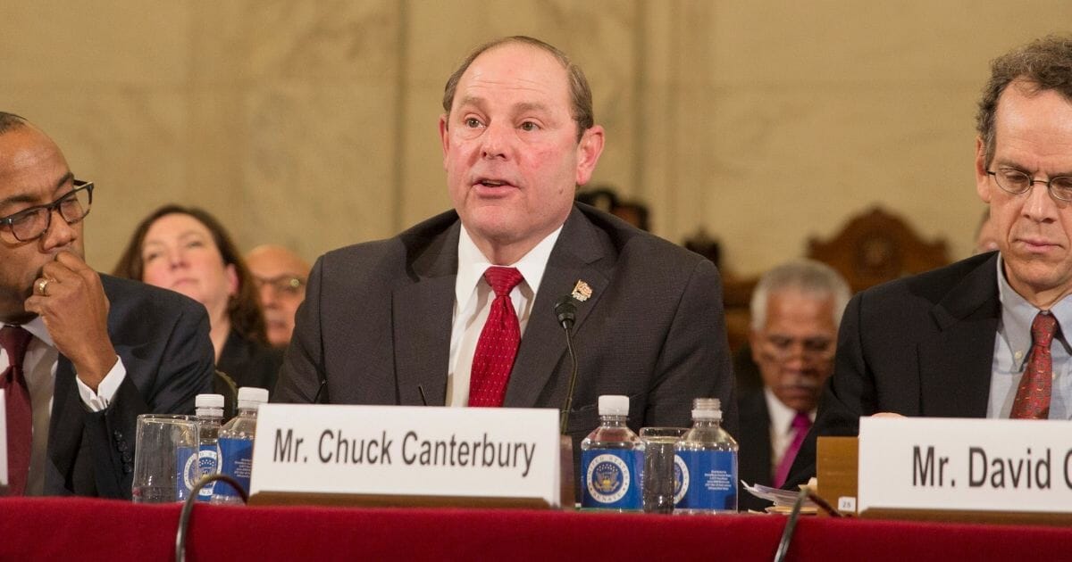 Fraternal Order of Police President Chuck Canterbury in a 2017 file photo.