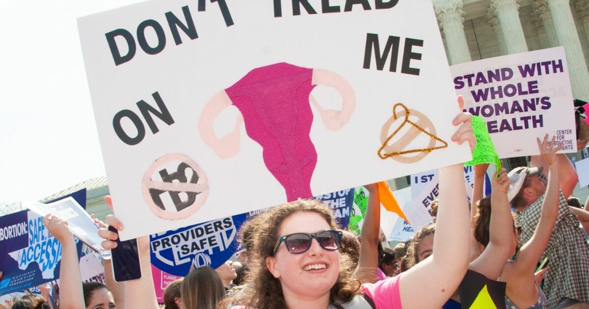 Pro-abortion protesters
