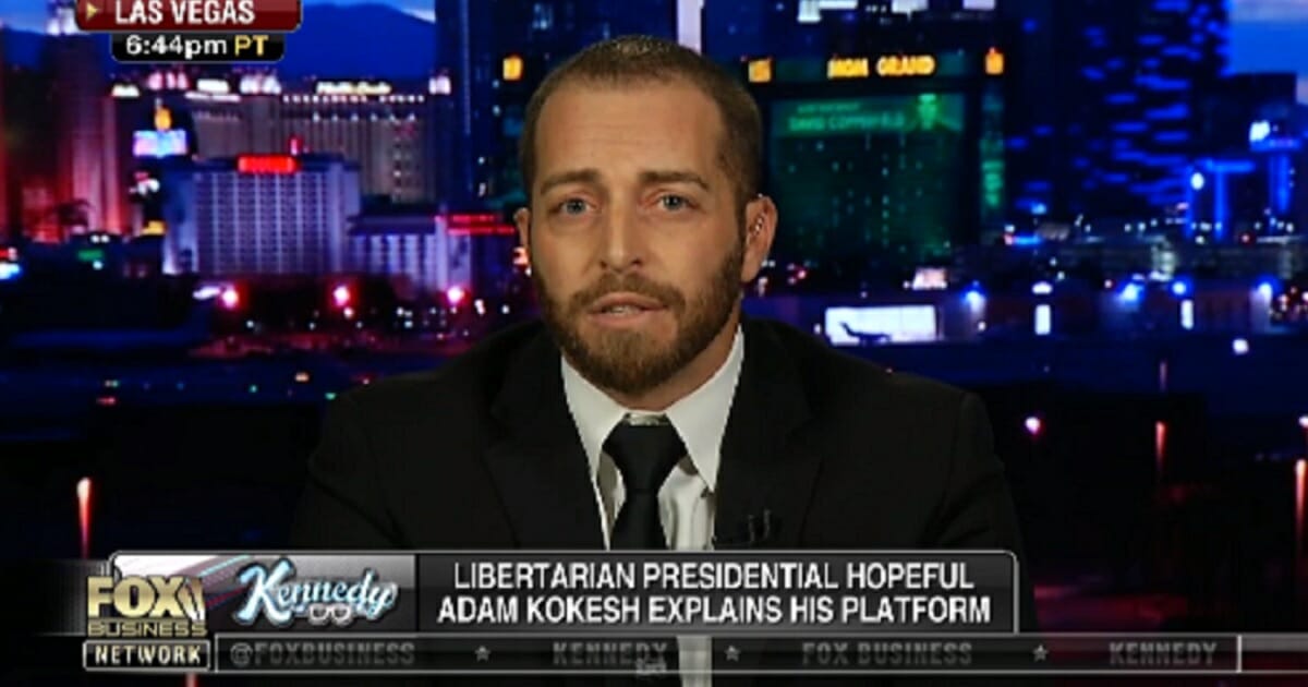 Adam Kokesh, candidate for LIbertarian Party's presidential nomination in 2020.