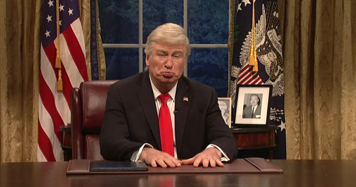 The vicious, Trump-hating, bile-spewing and ever-whining Alec Baldwin is 'so done' with impersonating Trump 'Saturday Night Live.'