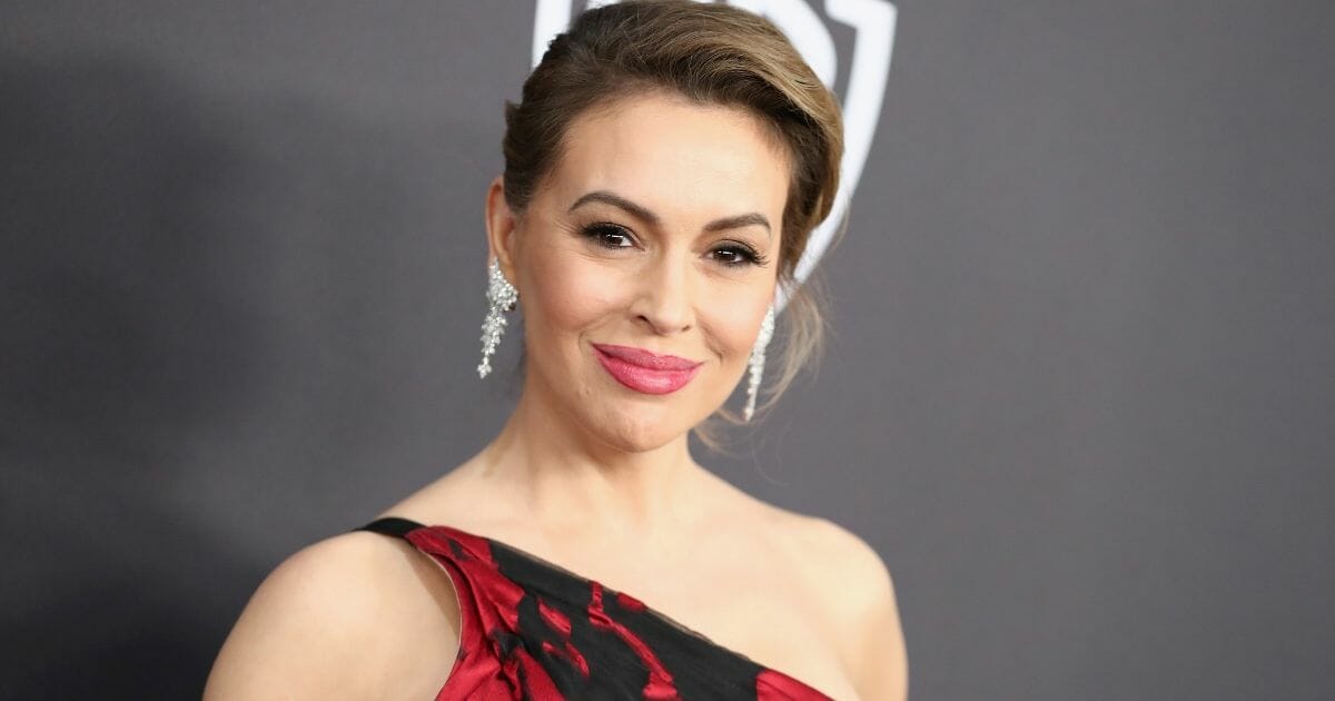 Alyssa Milano attends the InStyle And Warner Bros. Golden Globes After Party 2019 at The Beverly Hilton Hotel on Jan. 6, 2019, in Beverly Hills, California.