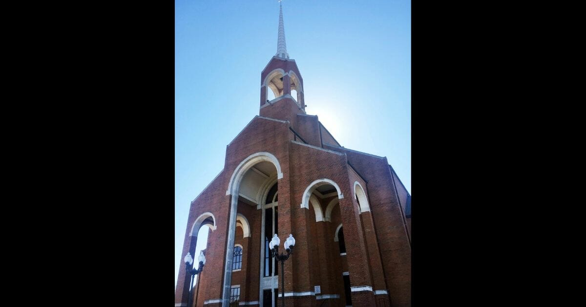 This Sunday, Feb. 26, 2017 file photo shows the sanctuary at Briarwood Presbyterian Church, in Birmingham, Alabama.