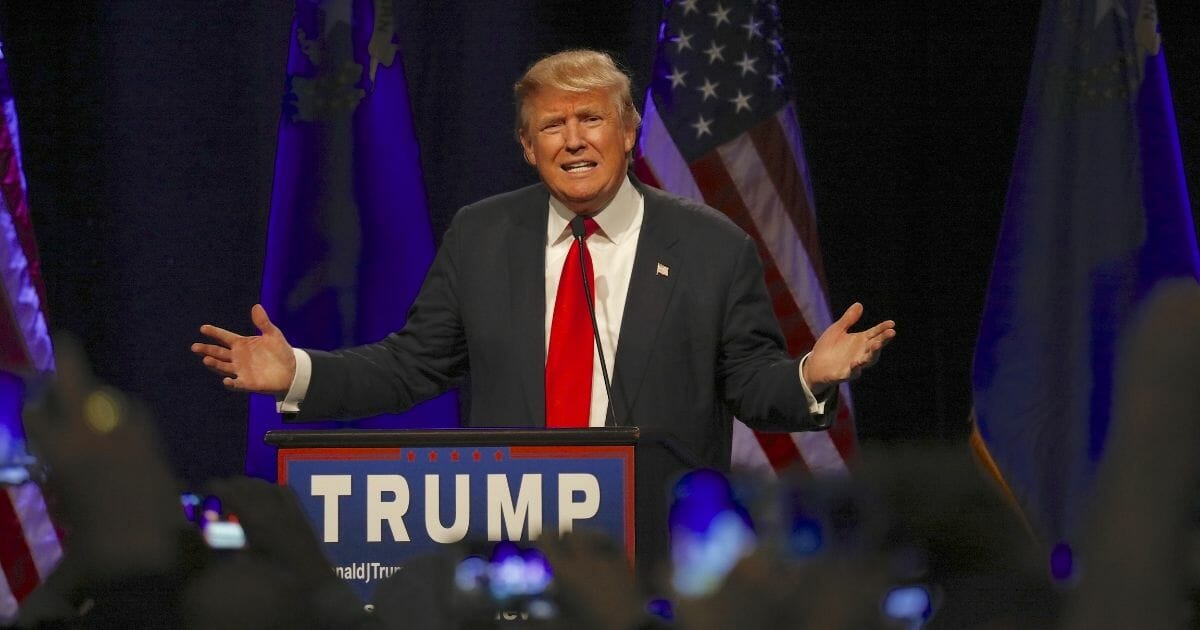 President Donald Trump speaks during his rally where he announced his candidacy for a second presidential term at the Amway Center on June 18, 2019, in Orlando, Florida.