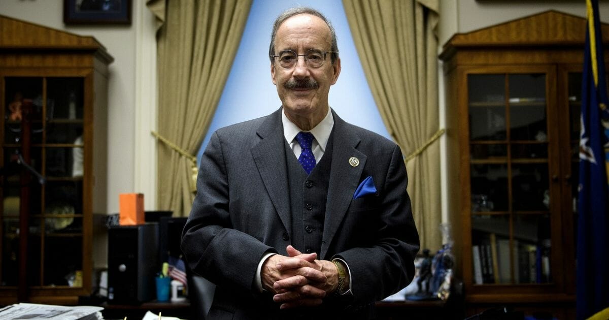 New York Rep. Eliot Engel poses in his Capitol Hill office on Nov. 15, 2018, in Washington, D.C.
