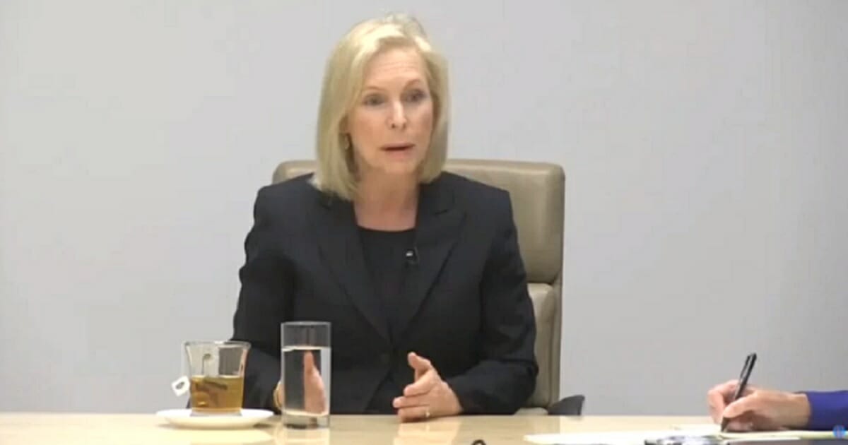 Sen. Kirsten Gillibrand in an interview with The Des Moines Register.
