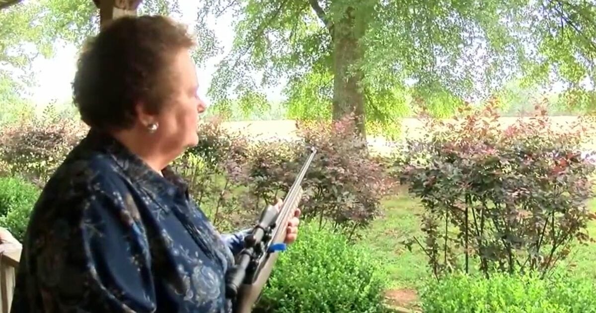 Granny with Rifle