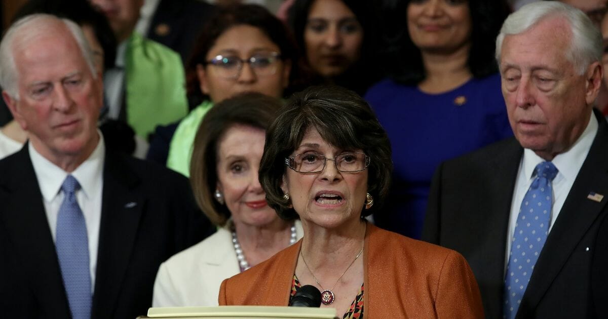 Rep. Lucille Roybal-Allard speaks during a news conference with House Democrats on Tuesday, June 4, 2019, in Washington, D.C.