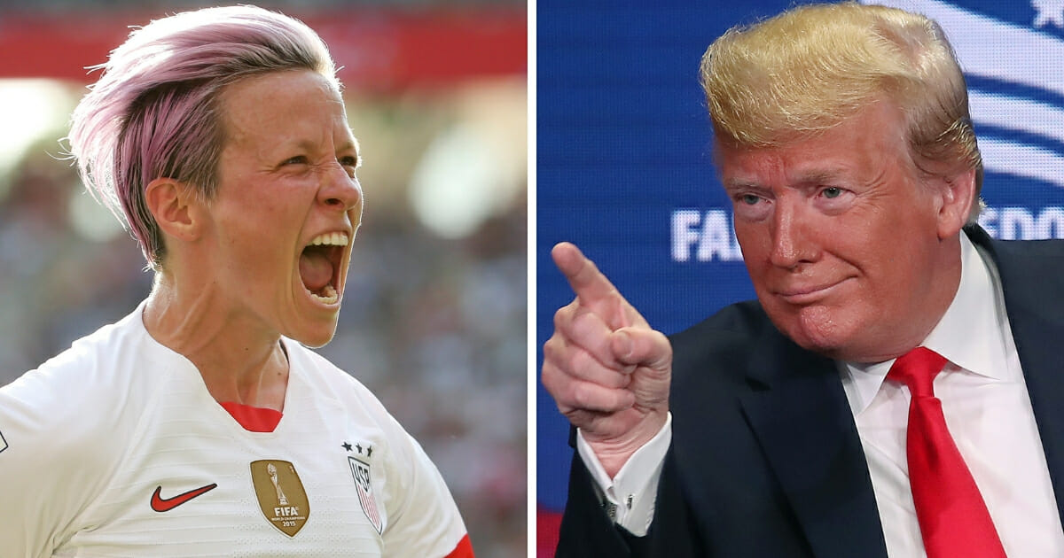 After anti-Trump soccer star Megan Rapinoe made her thoughts visiting the White House clear, President Trump responded as only he can.