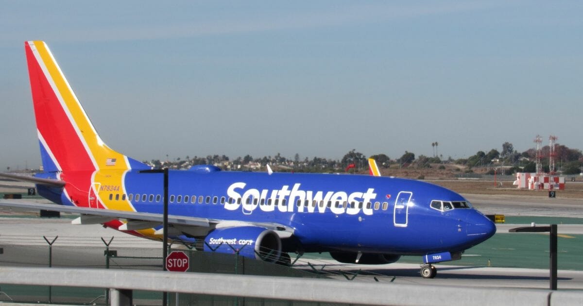 A Southwest Airlines Boeing 737. A provisioning truck collided with a Southwest passenger plane at Pittsburgh International Airport on Monday, June 17, 2019.