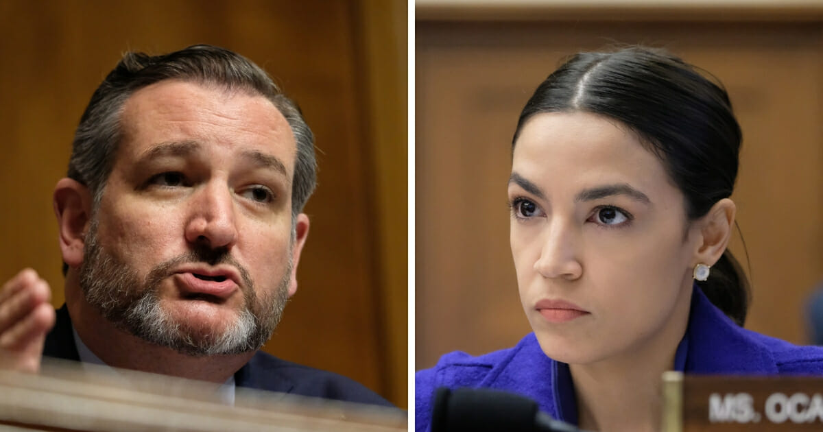 A partnership between Republican Sen. Ted Cruz of New York, left, and Democrat Rep. Alexandria Ocasio-Cortez of New York, right, may be in the offing on the tinderbox subject of birth control.