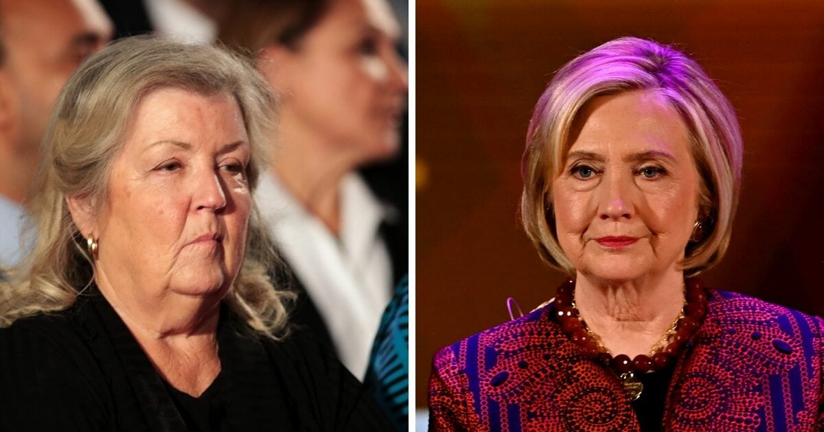 Juanita Broaddrick, left; and Hillary Clinton, right.