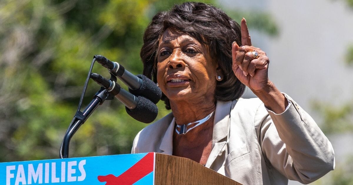 Maxine Waters speaks in a file photo from June 2018.