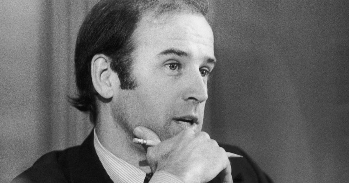 Democratic politician Joseph R. Biden Jr, the United States Senator from Delaware, circa 1980.