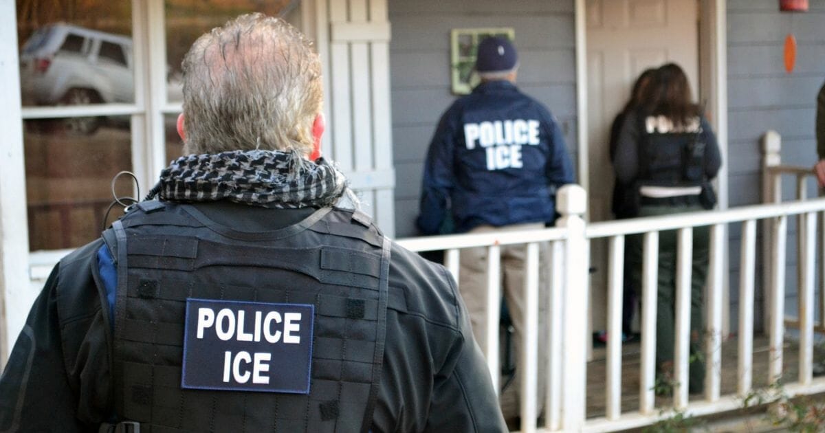 In this handout provided by U.S. Immigration and Customs Enforcement, Foreign nationals were arrested this week during a targeted enforcement operation conducted by U.S. Immigration and Customs Enforcement (ICE) aimed at immigration fugitives, re-entrants and at-large criminal aliens Feb. 9, 2017, in Atlanta, Georgia.