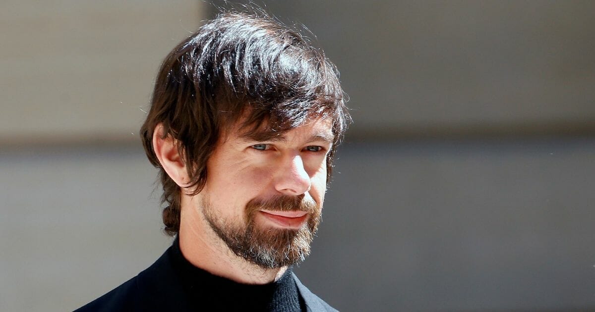 Chief executive officer of Twitter Inc. and Square Inc. Jack Dorsey arrives to attend the "Tech for Good" Summit at Hotel de Marigny on May 15, 2019, in Paris, France.