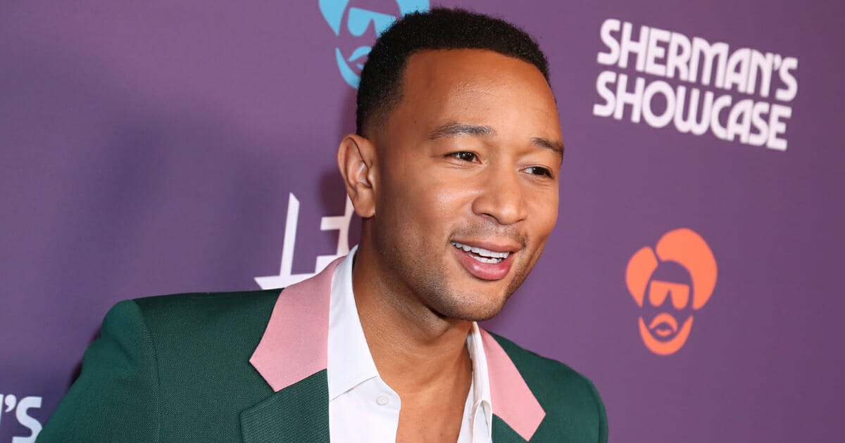 John Legend attends the Los Angeles series premiere of IFC's new variety sketch show "Sherman's Showcase" at The Peppermint Club.