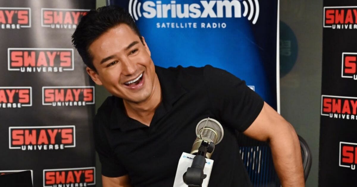 Actor Mario Lopez visits Sway Calloway at the SiriusXM Studios on July 23, 2019, in New York City.