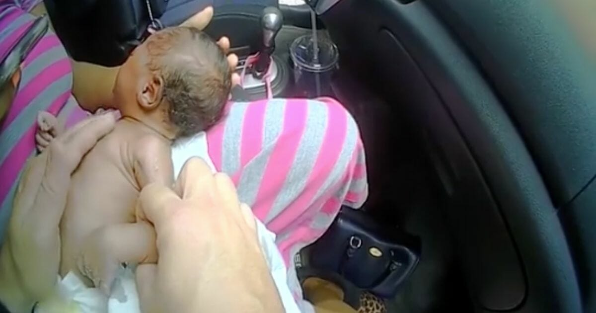 Officer saves baby