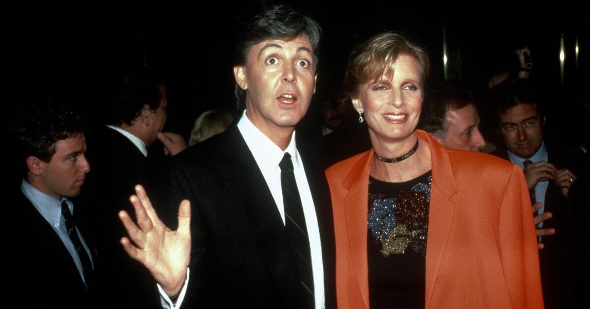 Paul McCartney and wife Linda McCartney circa 1984 in New York City.