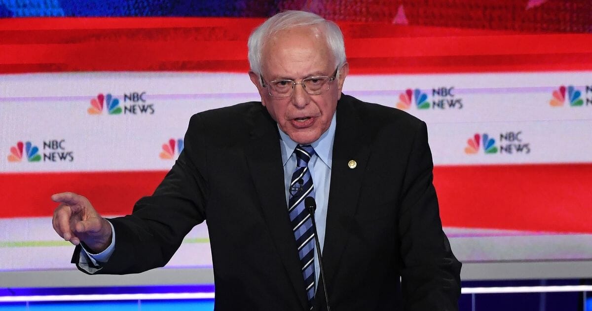 Sen. Bernie Sanders at the June 27 Democratic debate.